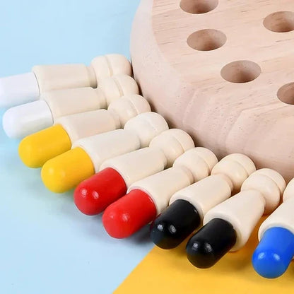 Wooden Memory Chess Game